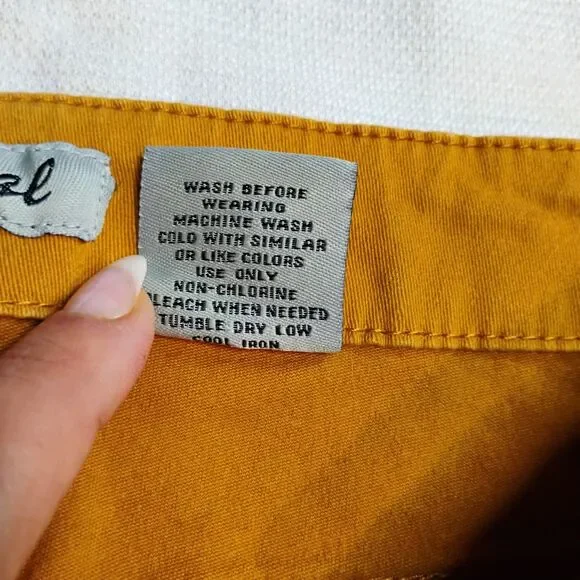 Emperial Women’s Size 7 Mustard Yellow Skinny Stretch Low Rise Jeans Embellished - Picture 11 of 15